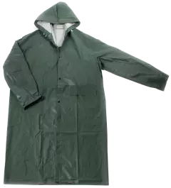 LACUNA 5RAICGL, RAINY PVC green coat