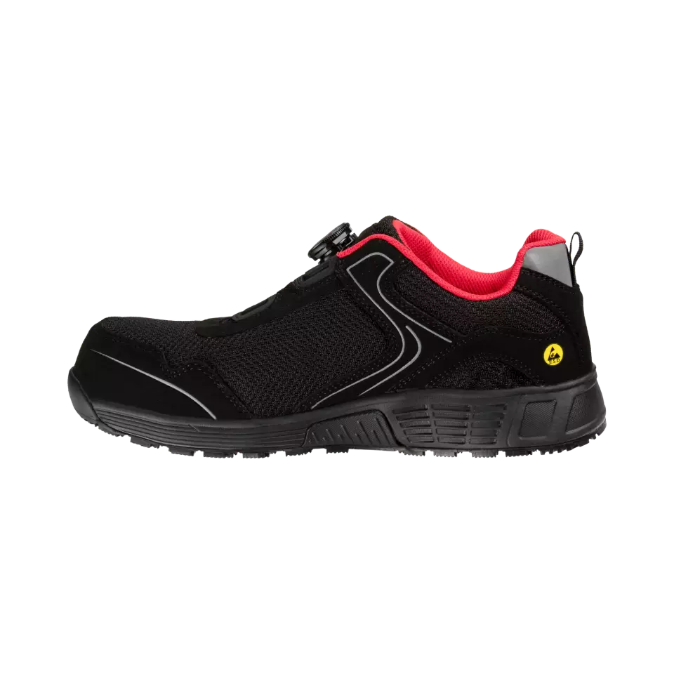 Safety Jogger ECOLBIS1PT-BLK, ECOLOBI S1P LOW TLS Skyddsskor, Svart, S1PS, image 2, gallery thumbnail