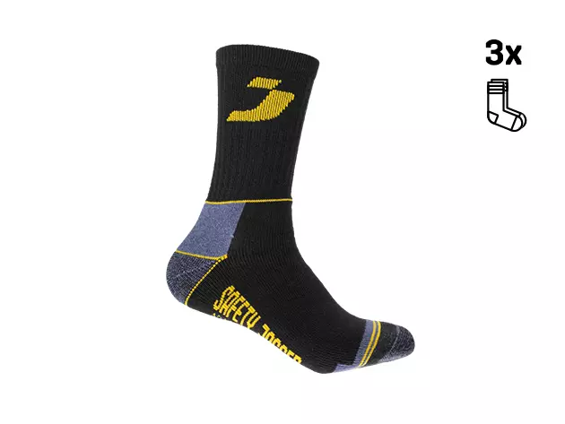Safety Jogger SJSOCK3P-1, SJ Sukat, musta, image 1, gallery thumbnail