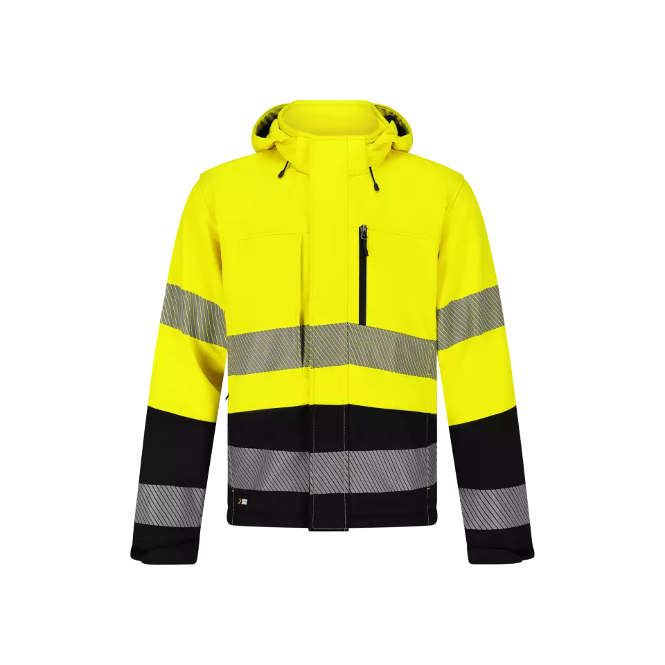 Safety Jogger SCUHVSSHLM-593, SCUTI Softshell jackor, Gul/Svart, image 1, gallery thumbnail