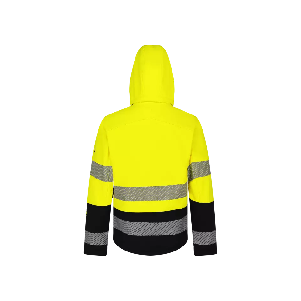 Safety Jogger SCUHVSSHLM-593, SCUTI Softshell jackor, Gul/Svart, image 4, gallery thumbnail