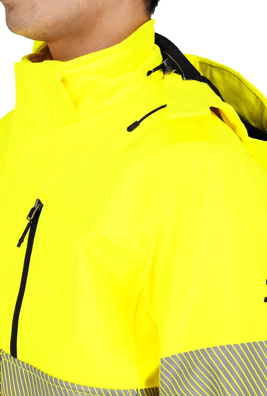 Safety Jogger SCUHVSSHLM-593, SCUTI Softshell jackor, Gul/Svart, image 7, gallery thumbnail