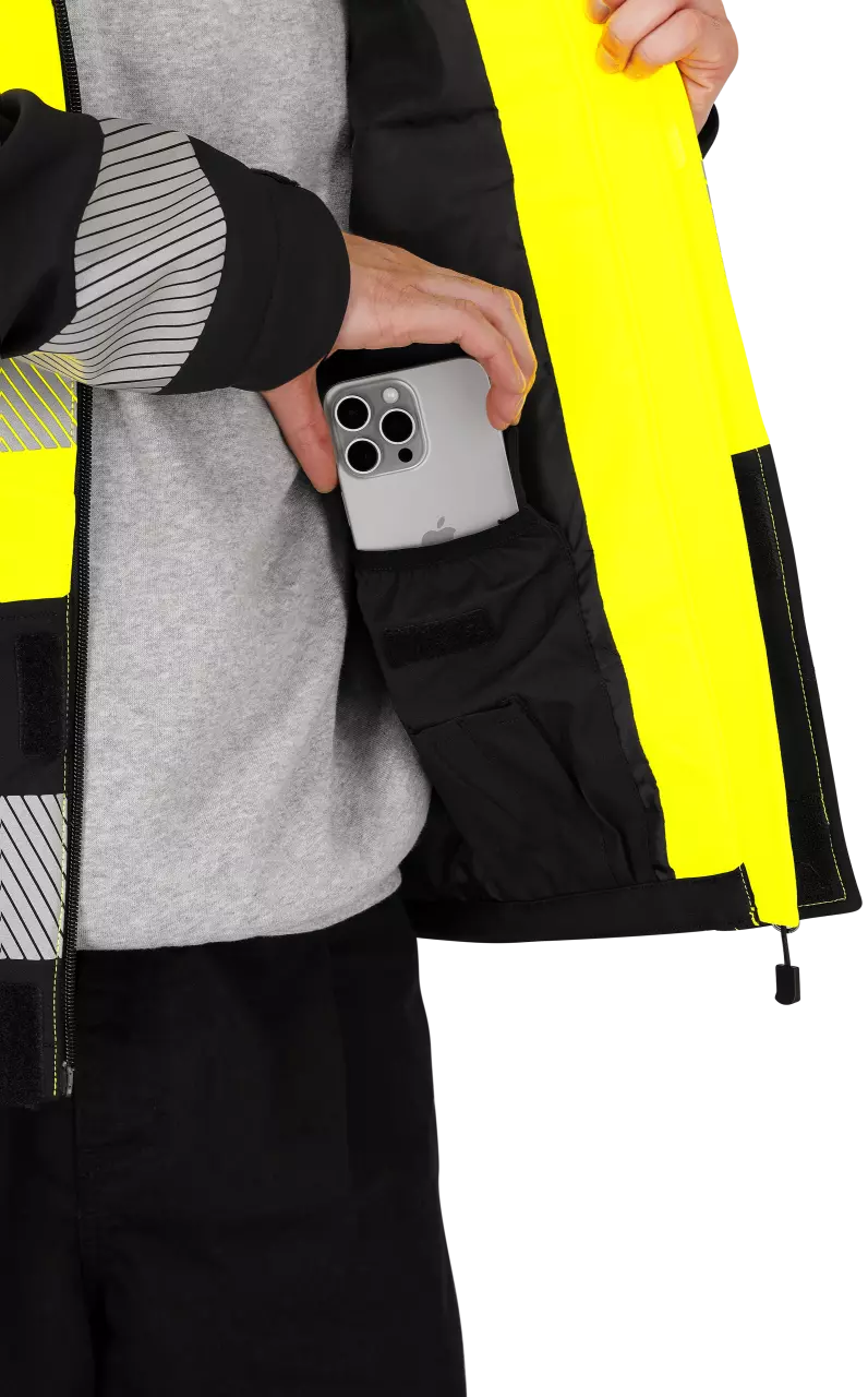 Safety Jogger SCUHVSSHLM-593, SCUTI Softshell jackor, Gul/Svart, image 6, gallery thumbnail