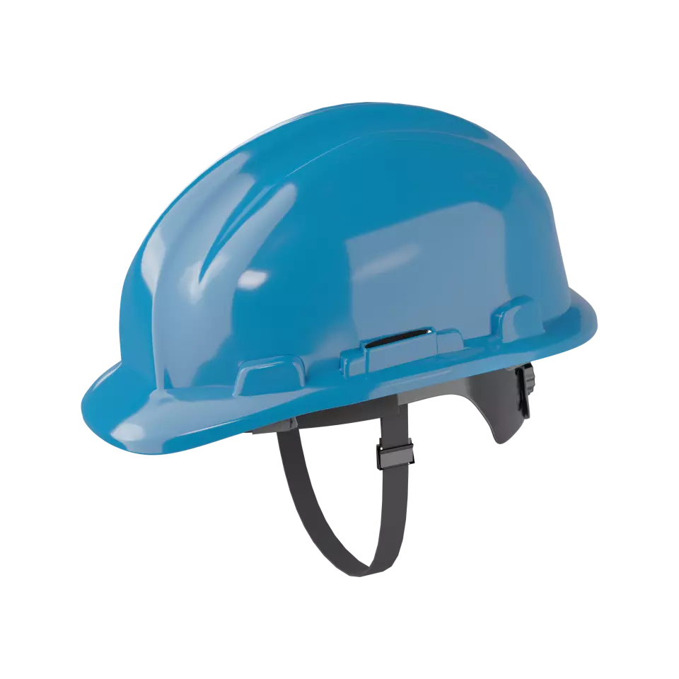 Safety Jogger KANHALWS-BLU, KANHA L Schutzhelm mit Kinnriemen, Blau, blau, image 1, gallery thumbnail