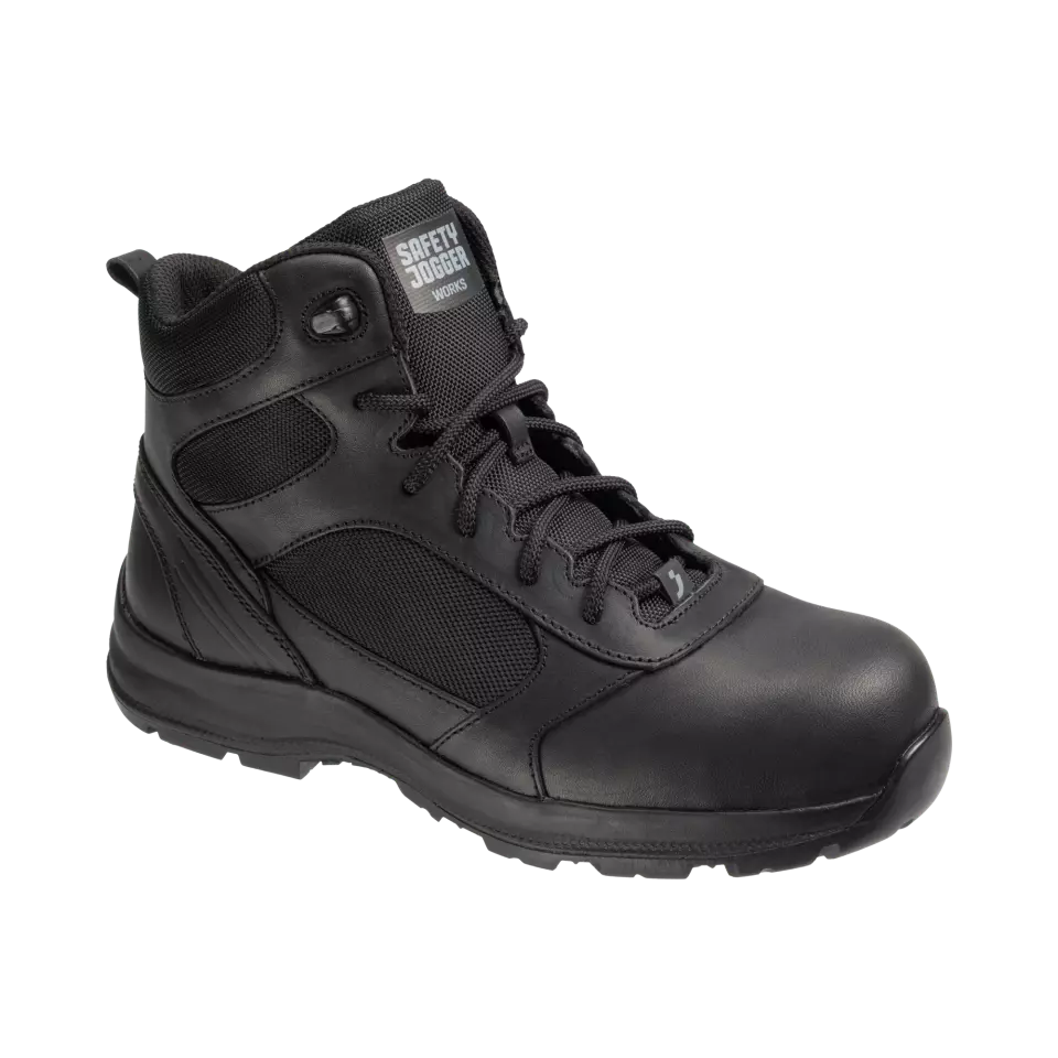 Safety Jogger DRAGON-BLK, DRAGON Safety boots, Black, S3, image 3, gallery thumbnail