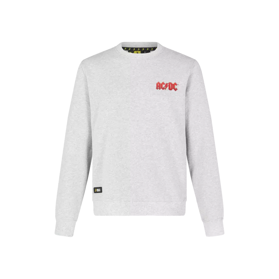 Safety Jogger ACCREWNECK-113, ACDC Crewneck sweater, light grey, image 1, gallery thumbnail