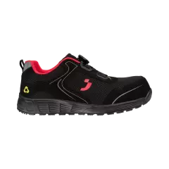 Safety Jogger ECOLBIS1PT-BLK, ECOLOBI S1P LOW TLS Skyddsskor, Svart, S1PS