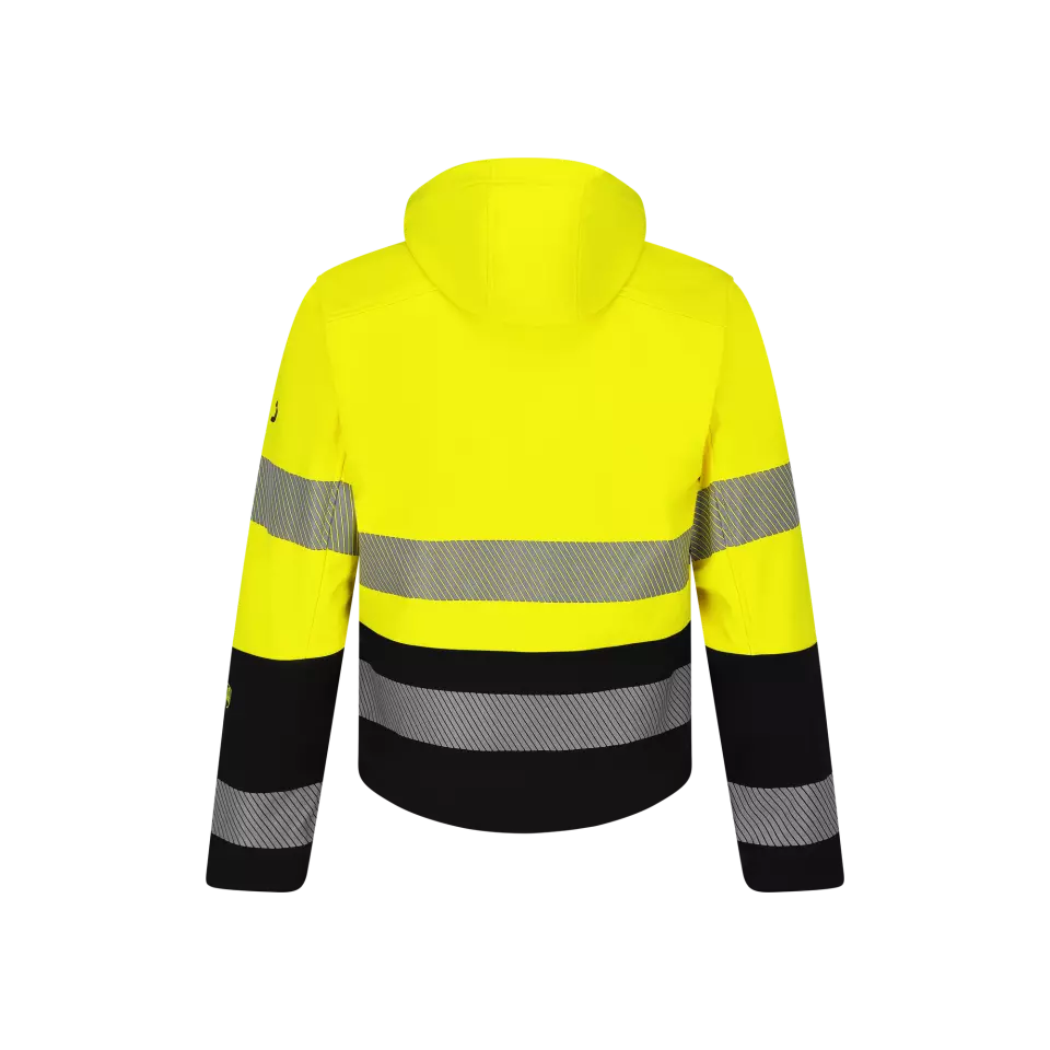Safety Jogger SCUHVSSHLM-593, SCUTI Softshell jackor, Gul/Svart, image 2, gallery thumbnail