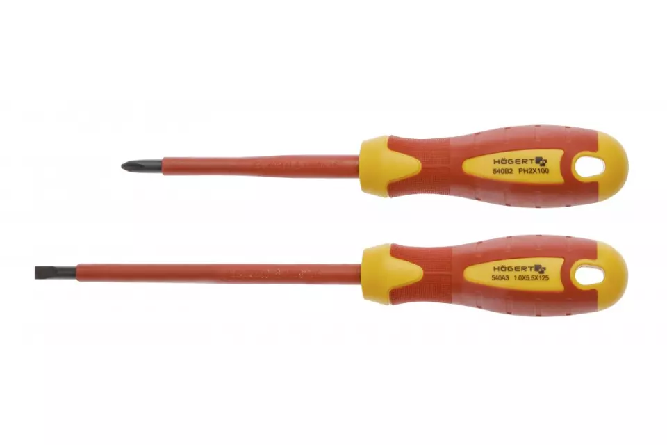 Högert 5769, Screwdriver set 1000 V, 2-piece, image 1, gallery thumbnail
