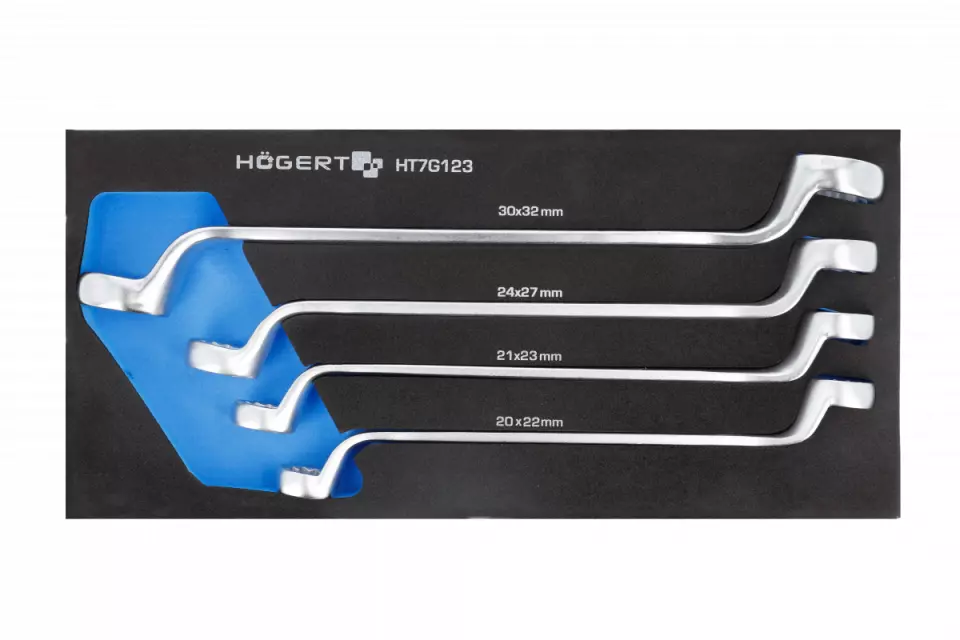 Högert 6328-2, Double screw wrench set, image 1, gallery thumbnail