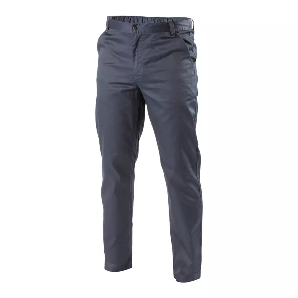 Högert 4695-B, Fabian Work trousers with reflective stripes, blue, image 1, gallery thumbnail