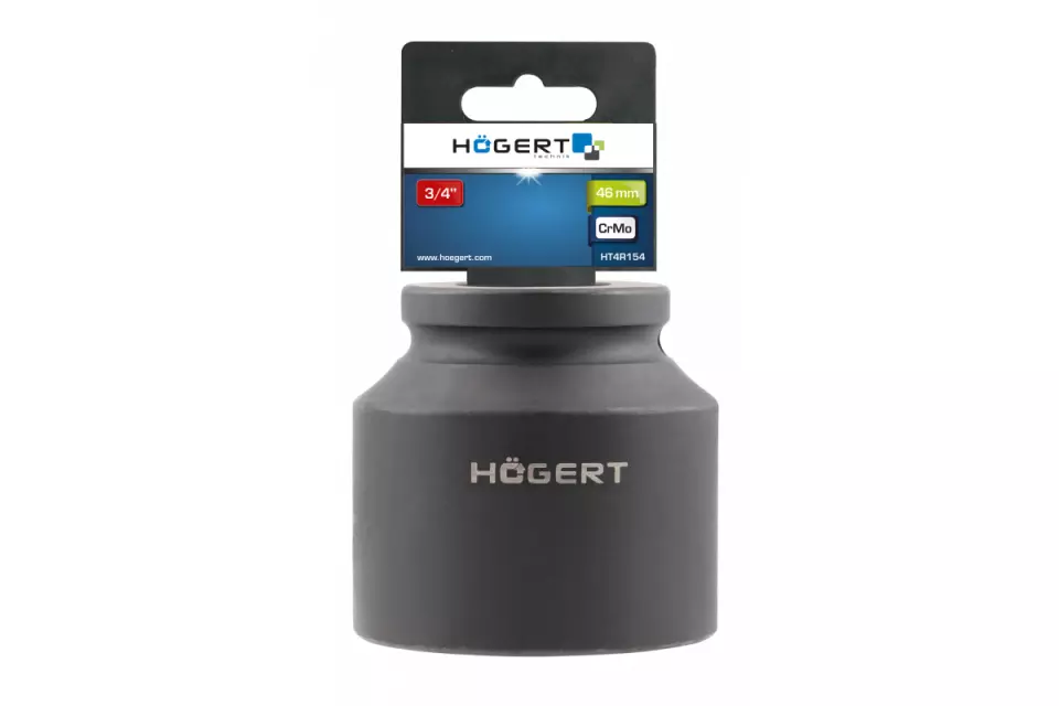 Högert 6170-46, Impact wrench socket wrench short, 3/4, 46 mm, image 1, gallery thumbnail
