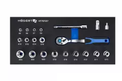 Högert 6331-2, Socket wrench set with ratchet