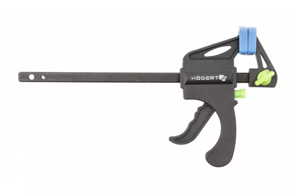Högert 6083-100-34, Quick-release clamp, one-handed clamp, 100 x 34 mm, image 1, gallery thumbnail