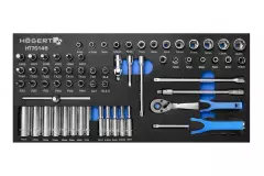 Högert 6344-1, Socket wrench set with ratchet