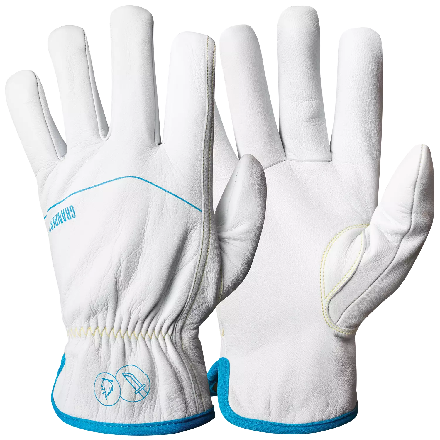 Granberg 113-1023, Schnitt- und Hitzeschutz-Handschuhe, Weiß, image 1