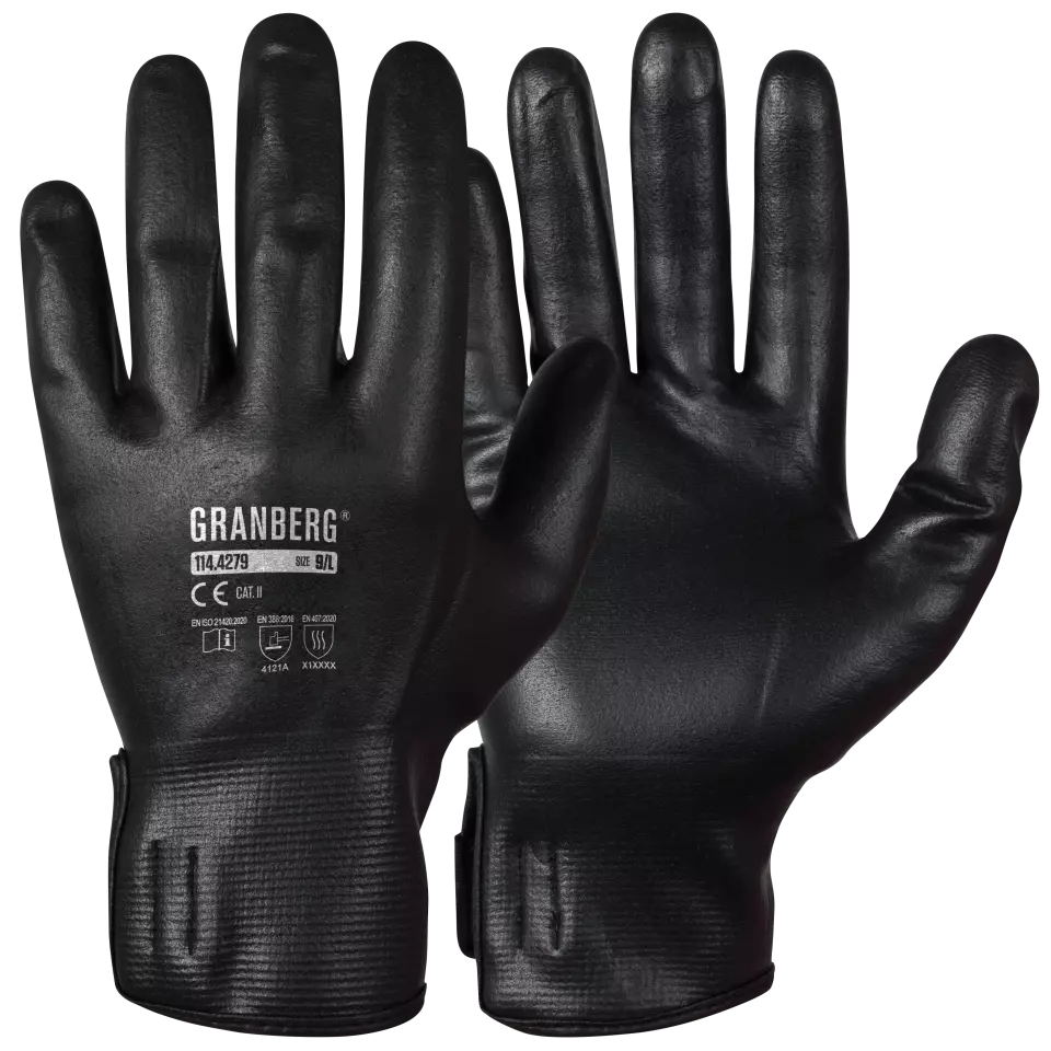 Granberg 114-4279, Assembly Gloves, Black, image 1, gallery thumbnail