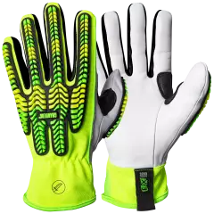 Granberg 115-3280, EX® Cut- and Impact-Resistant Gloves, Green/White