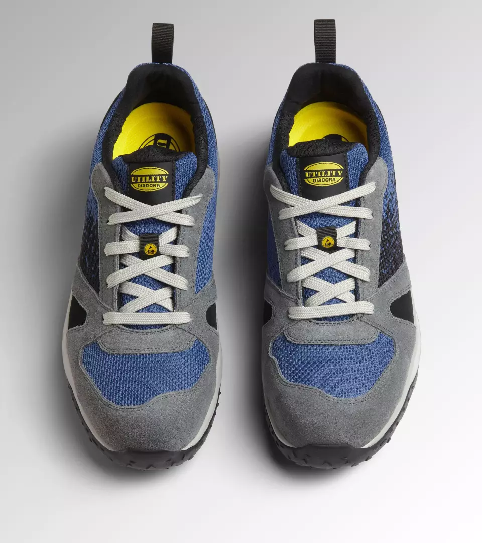 Diadora 701-181029-C4906, LITE LOW S1PS FO SR HRO ESD Work Safety Shoes Castle Rock/Insignia Blue, image 3, gallery thumbnail