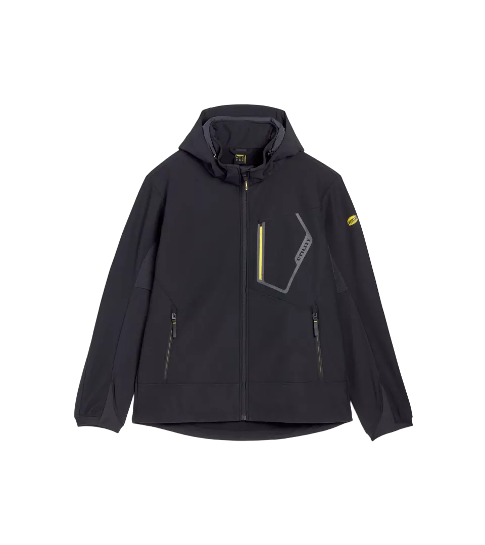 Diadora 702-180796-80013, SOFTSHELL EVOLUTION Softshell Jacket Black, image 1, gallery thumbnail