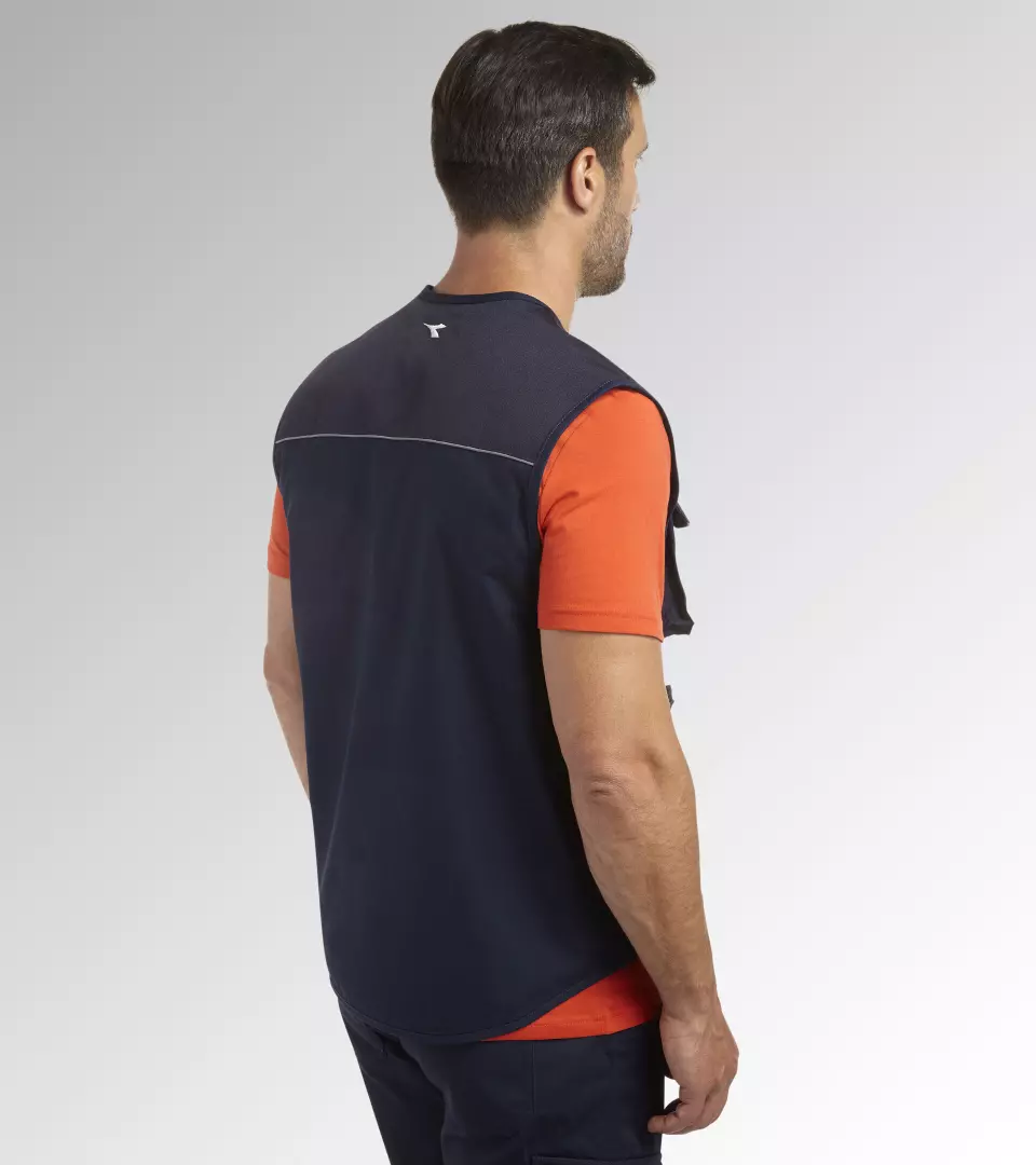 Diadora 702-160302-60062, VEST MOVER Klassisk väst marinblå, image 3, gallery thumbnail