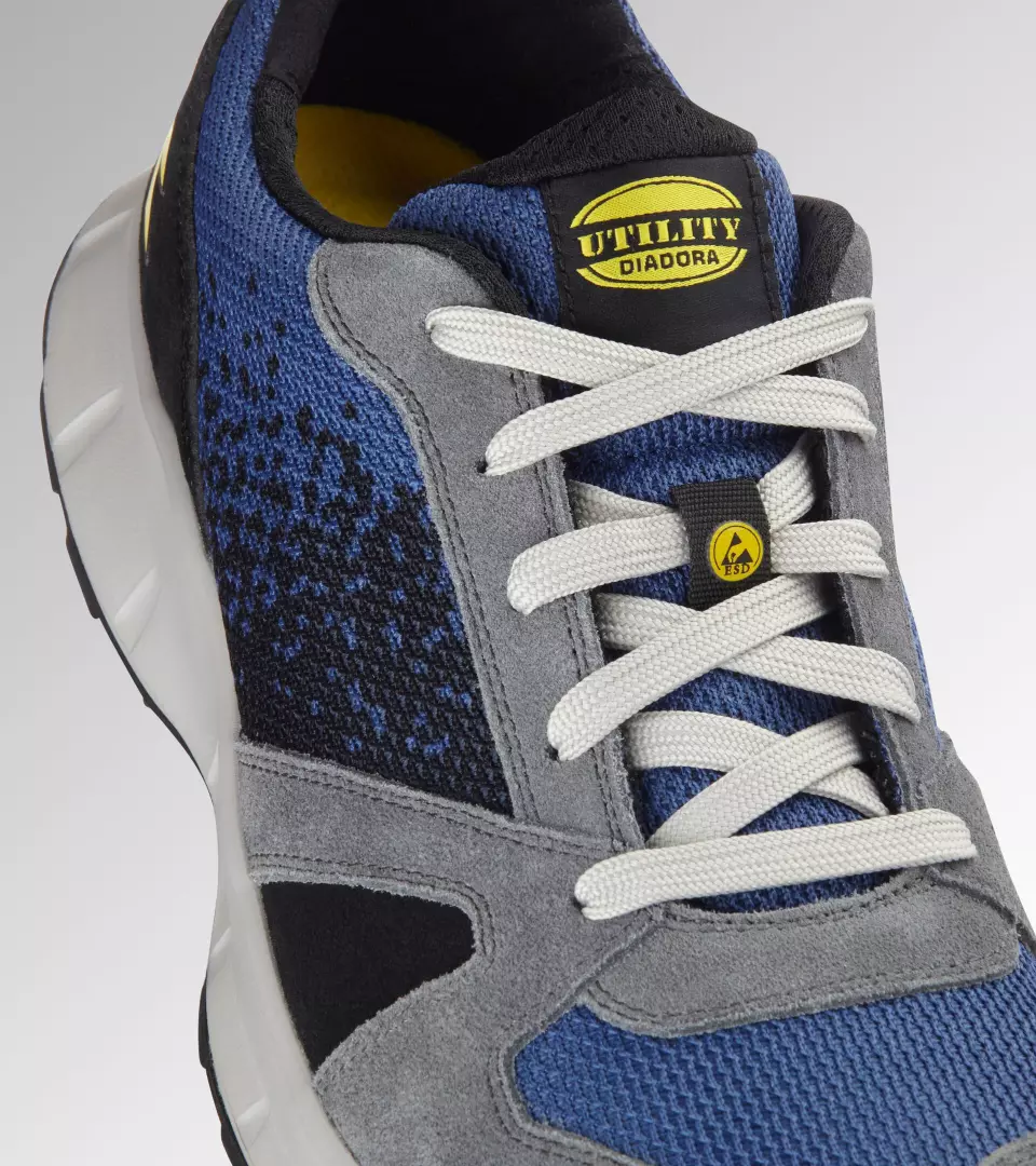 Diadora 701-181029-C4906, LITE LOW S1PS FO SR HRO ESD Work Safety Shoes Castle Rock/Insignia Blue, image 4, gallery thumbnail