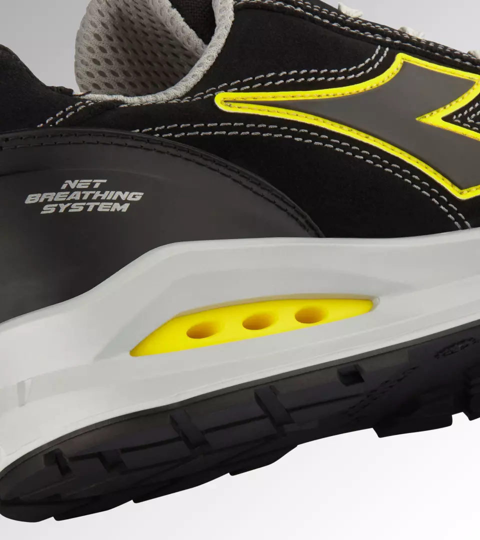Diadora 701-181148-C0200, RUN NET AB LOW S3S FO SR Skyddsskor svart/svart, image 7, gallery thumbnail