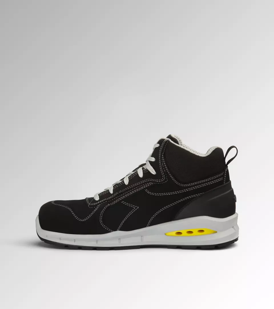 Diadora 701-181149-C0200, RUN NET AB MID S3S FO SR Turvajalkineet musta/musta, image 6, gallery thumbnail