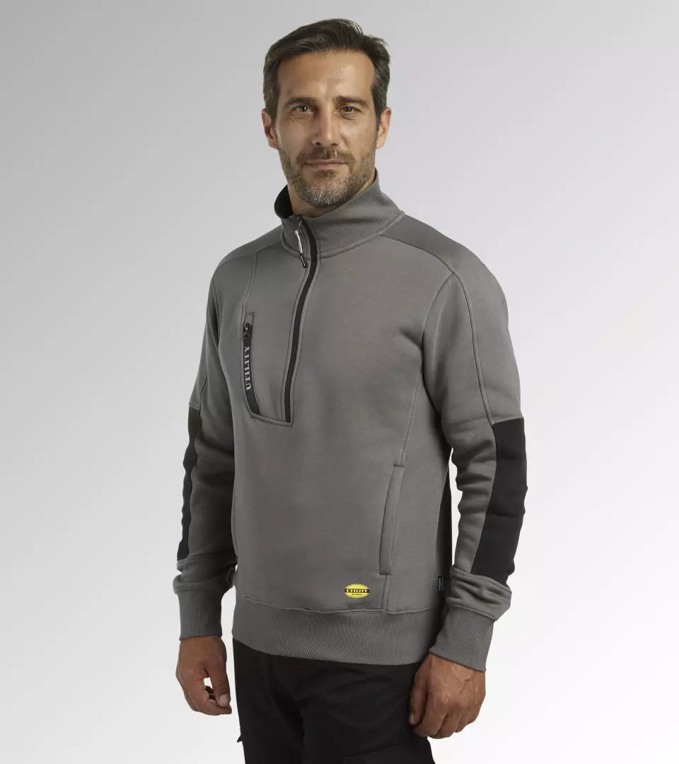 Diadora 702-175944-75070, SWEATSHIRT HZ LITEWORK Sweatshirt Steel Gray, image 2, gallery thumbnail