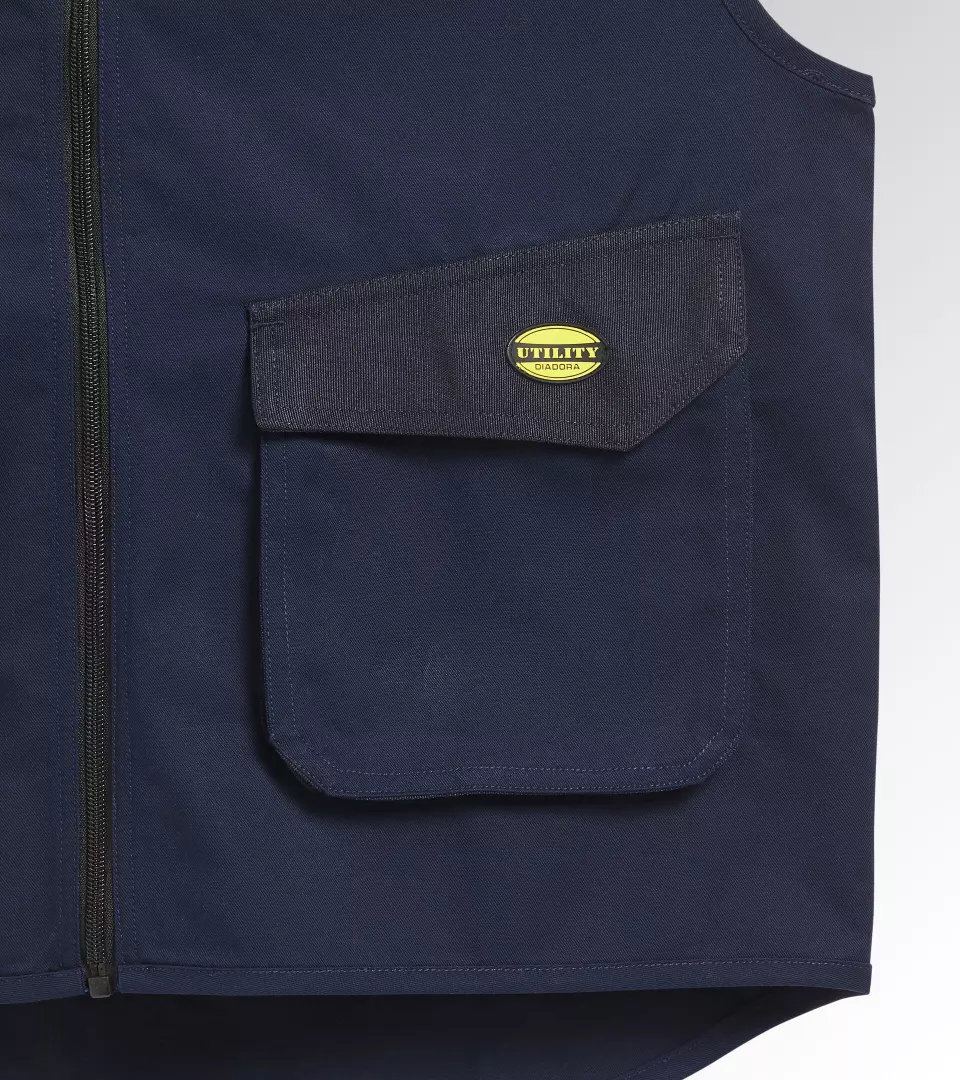 Diadora 702-160302-60062, VEST MOVER Klassisk väst marinblå, image 6, gallery thumbnail