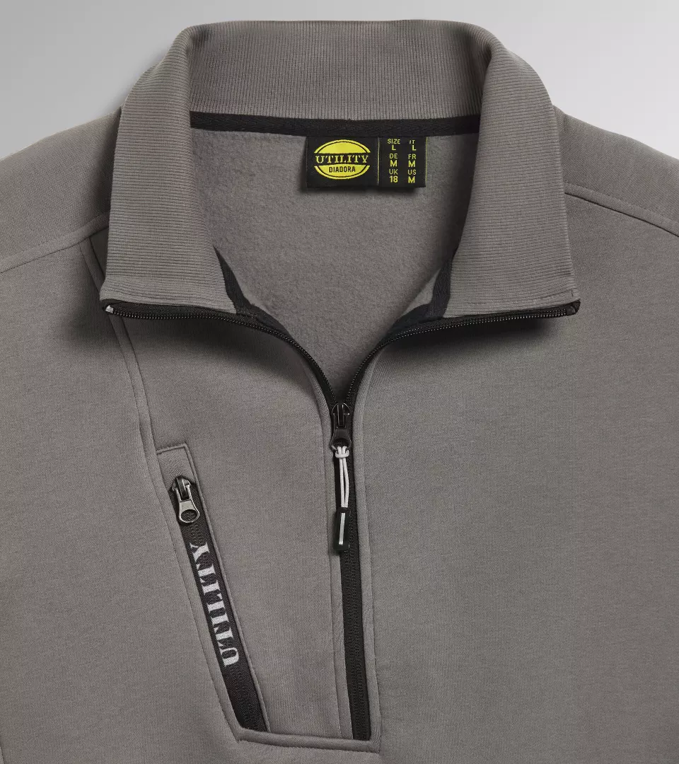 Diadora 702-175944-75070, SWEATSHIRT HZ LITEWORK Sweatshirt Steel Gray, image 5, gallery thumbnail