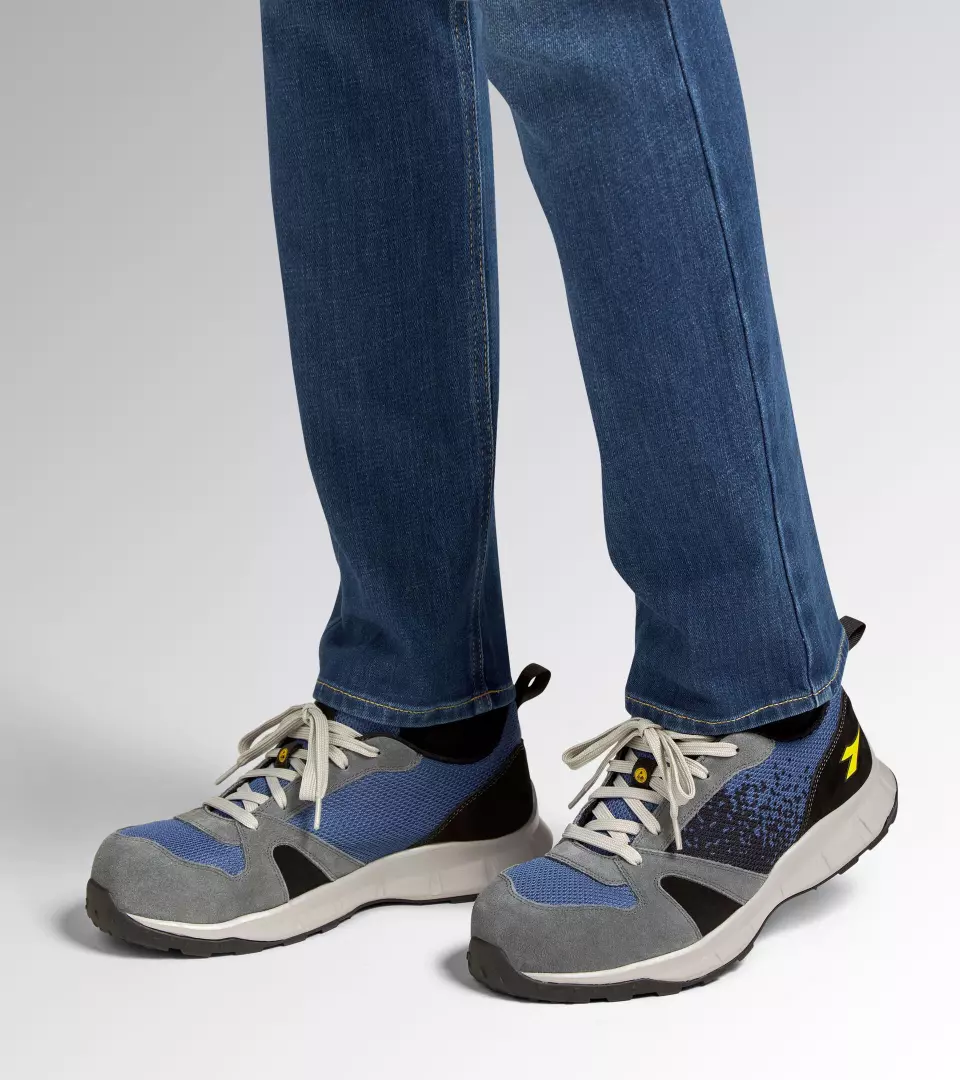 Diadora 701-181029-C4906, LITE LOW S1PS FO SR HRO ESD Work Safety Shoes Castle Rock/Insignia Blue, image 2, gallery thumbnail
