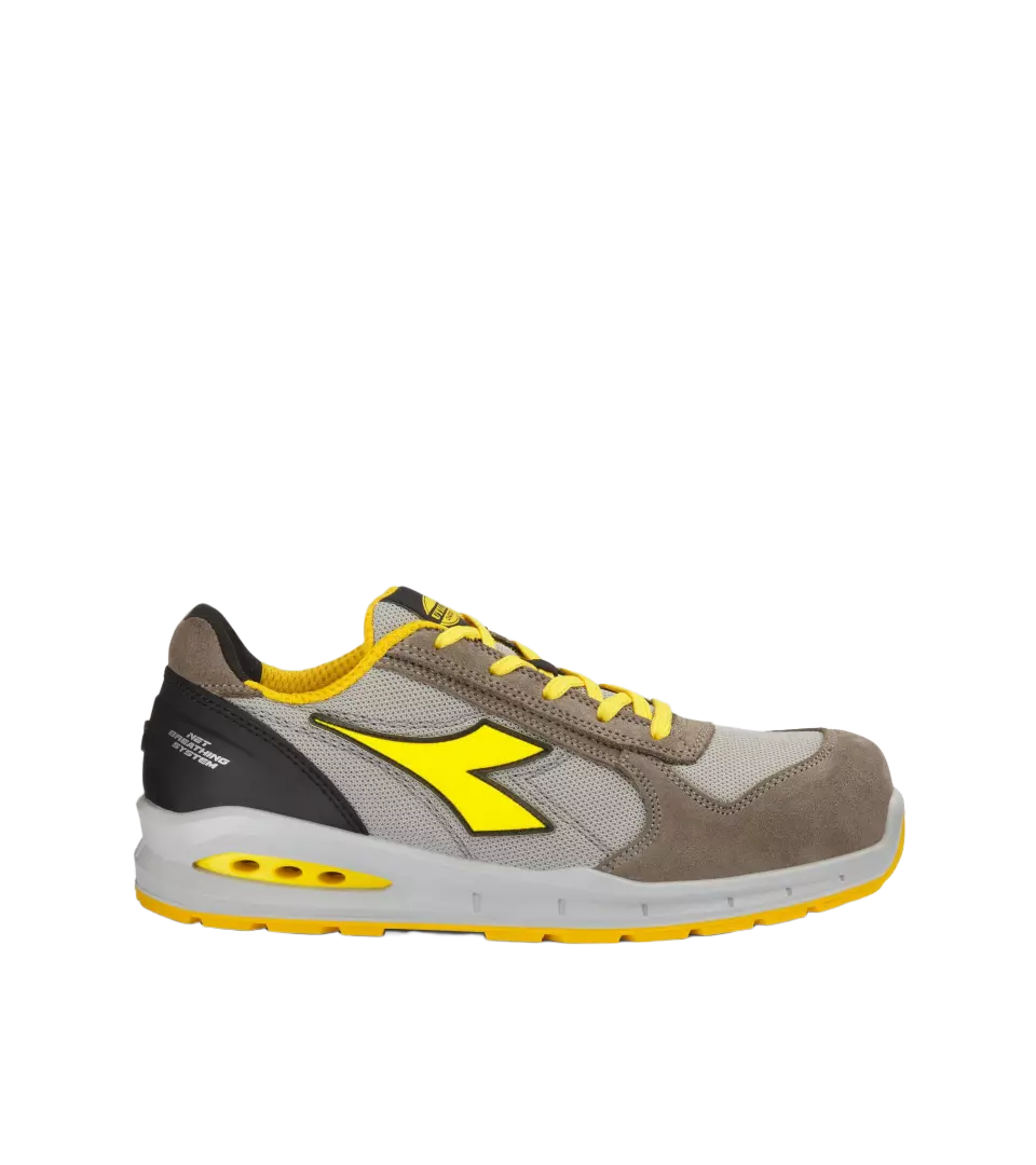 Diadora 701-181146-C8701, RUN NET AB LOW S1PS FO SR Work Safety Shoes Wind Gray/Aluminum, image 1, gallery thumbnail