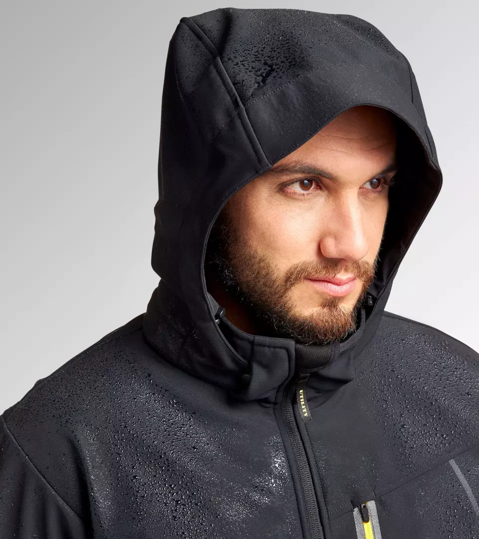Diadora 702-180796-80013, SOFTSHELL EVOLUTION Softshell Jacket Black, image 7, gallery thumbnail