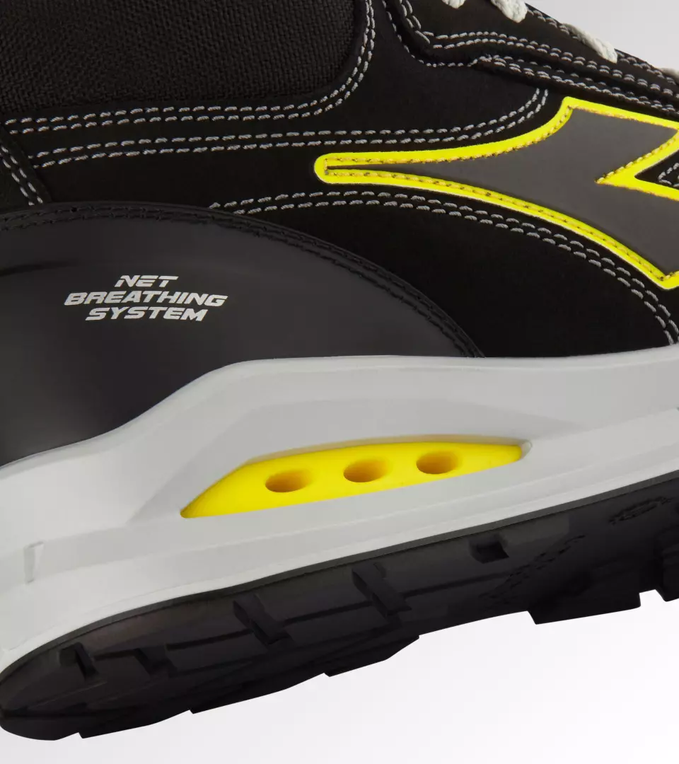 Diadora 701-181149-C0200, RUN NET AB MID S3S FO SR Turvajalkineet musta/musta, image 7, gallery thumbnail