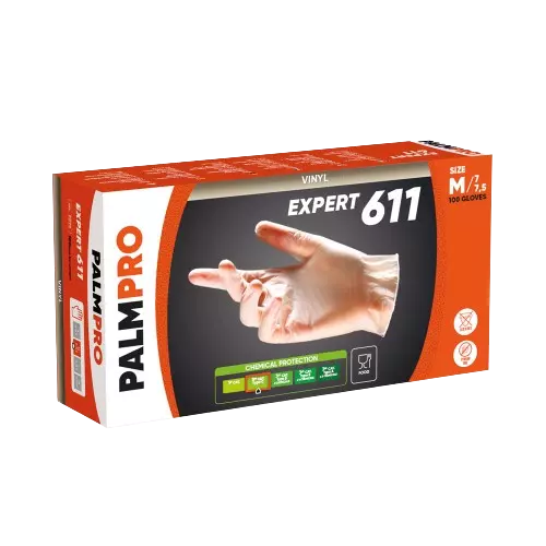 Icoguanti ESVS-VAR, PALMPRO 611 Kertakäyttöinen synteettinen vinyylikäsine, image 1, gallery thumbnail
