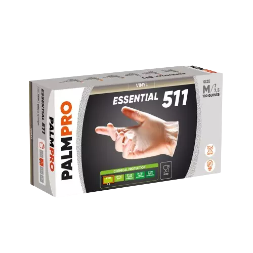 Icoguanti EVSP, PALMPRO 511 Engångs-syntetisk polyvinylhandske, image 1, gallery thumbnail