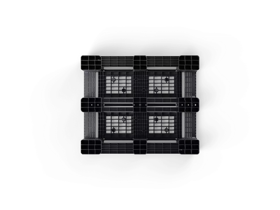 Cabka 12643, Eco i5.2 (OD-3R-3M) Plastic Pallet, 1200x1000 mm, image 4, gallery thumbnail