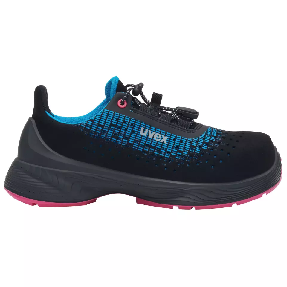 Uvex 68267, G2 S1 Low Shoes, Width 10, Black/Blue/Pink, image 4, gallery thumbnail