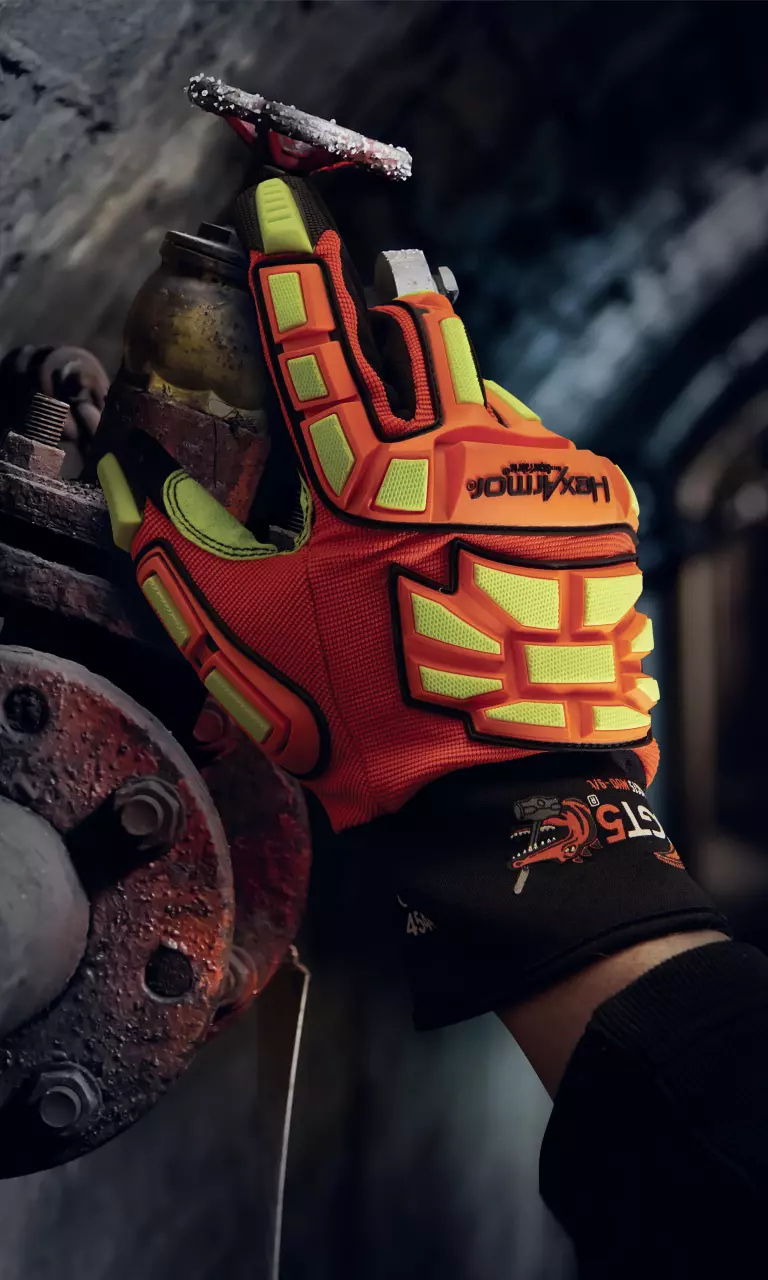 Uvex 60996, HexArmor GGT5 Mud Grip 4021X Safety Gloves, image 6, gallery thumbnail