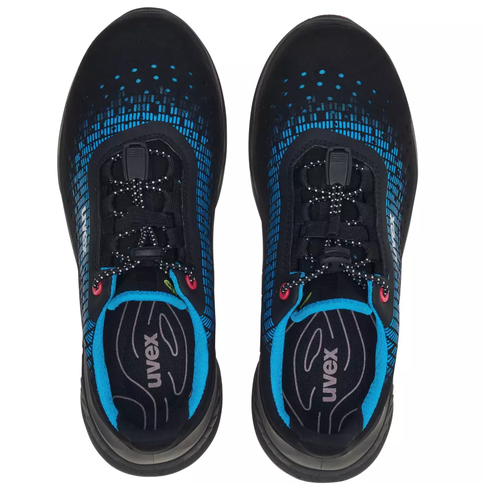 Uvex 68267, G2 S1 Low Shoes, Width 10, Black/Blue/Pink, image 2, gallery thumbnail