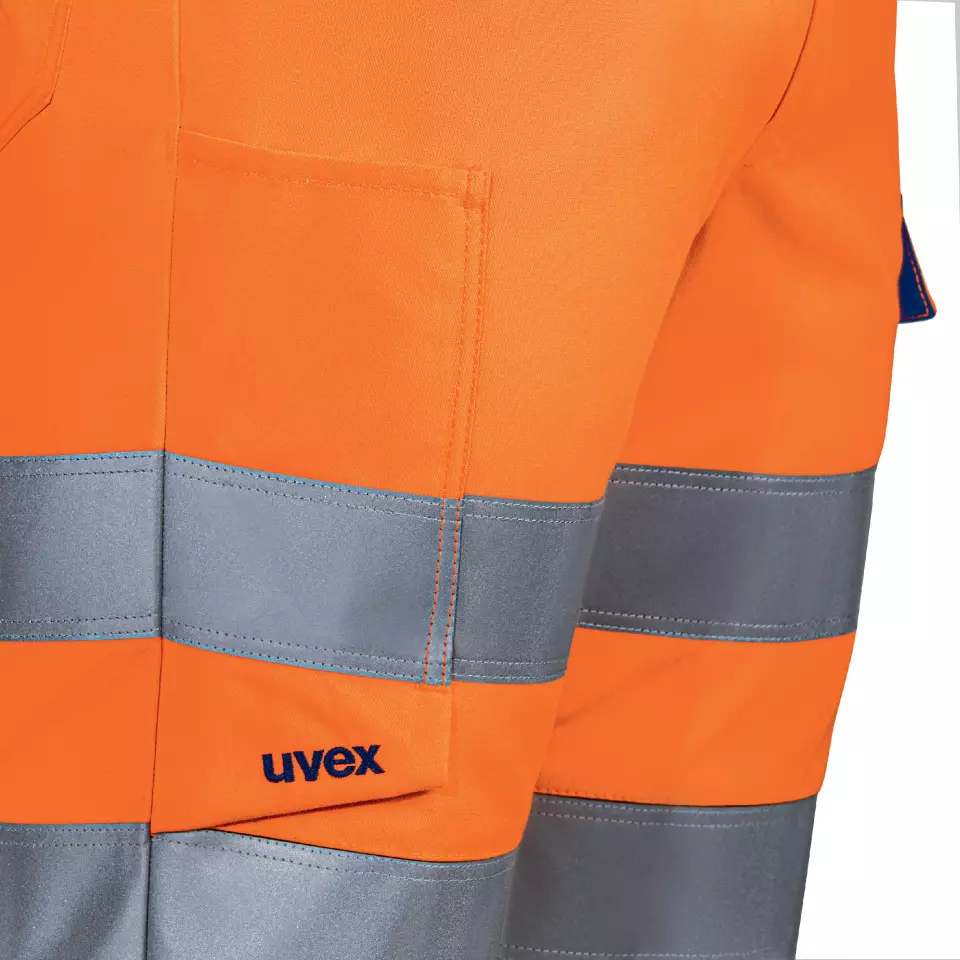 Uvex 88490, Construction Bermuda, Orange/High-vis orange, image 4, gallery thumbnail