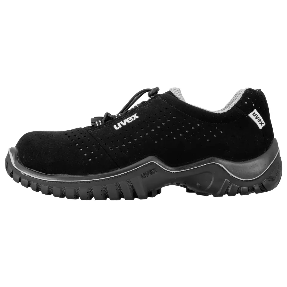 Uvex 69898, Motion Style S1 Lågskor, bredd 11, svart/silver, image 10, gallery thumbnail