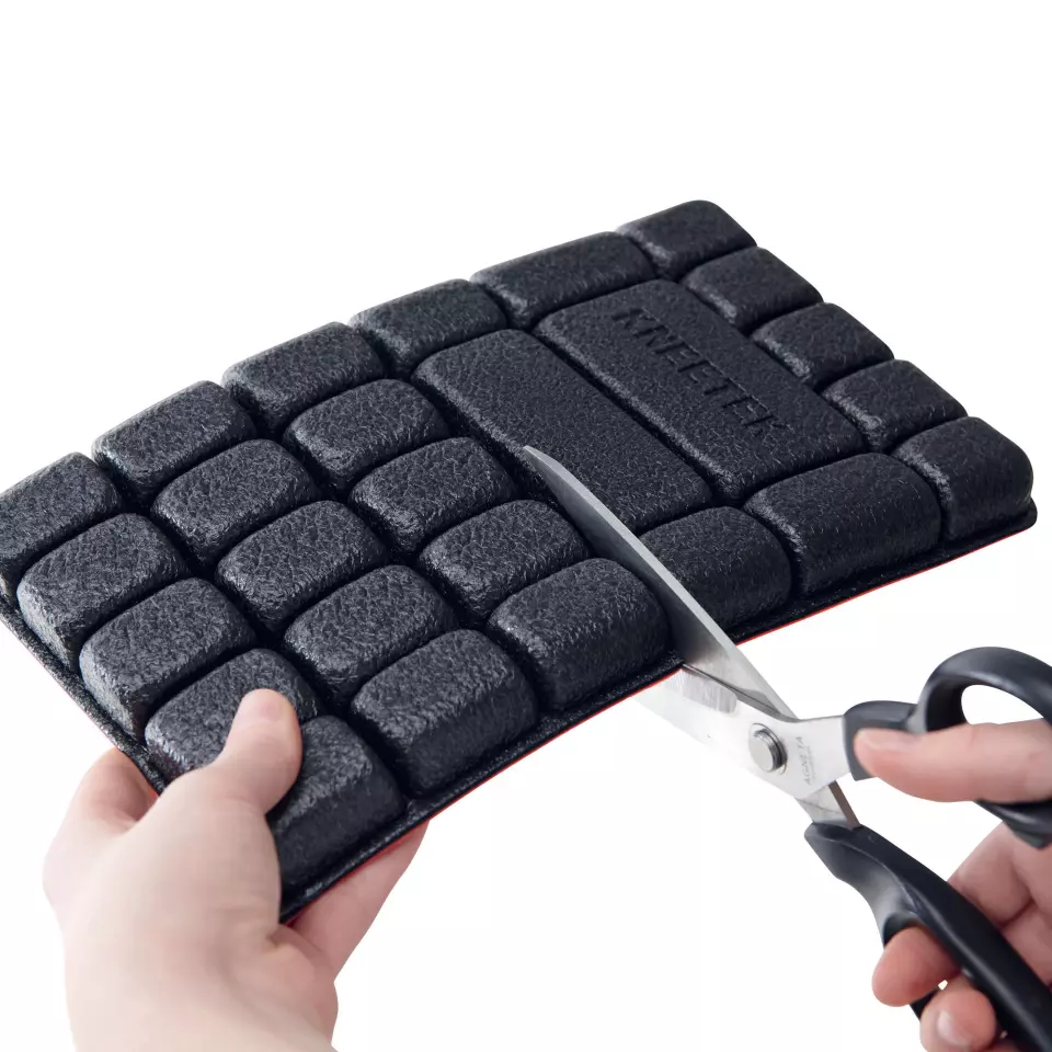Uvex 9868900, Kneepad, Black/Red, image 2, gallery thumbnail