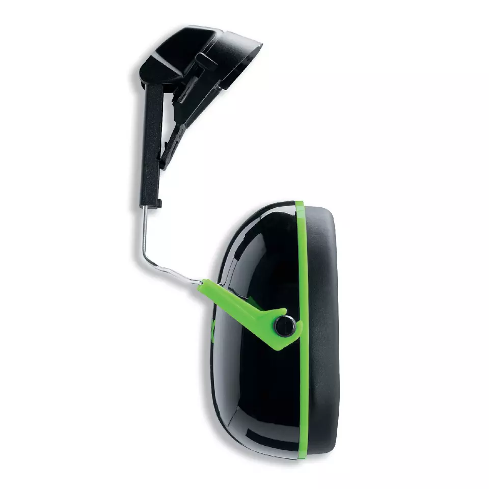 Uvex 2600201, K-Series Safety Earmuffs SNR 27 dB, Black/Green, image 2, gallery thumbnail