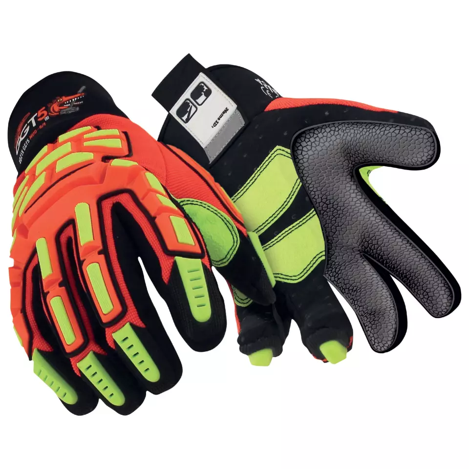 Uvex 60996, HexArmor GGT5 Mud Grip 4021X Safety Gloves, image 3, gallery thumbnail