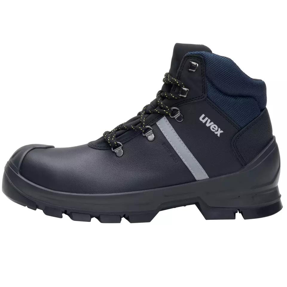 Uvex 65123, Construction S3 Boots, Width 12, Black/Blue, image 3, gallery thumbnail