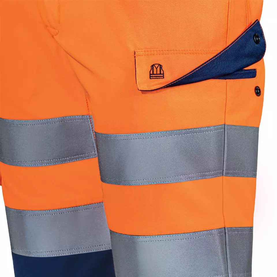 Uvex 88490, Construction Bermuda, Orange/High-vis orange, image 5, gallery thumbnail