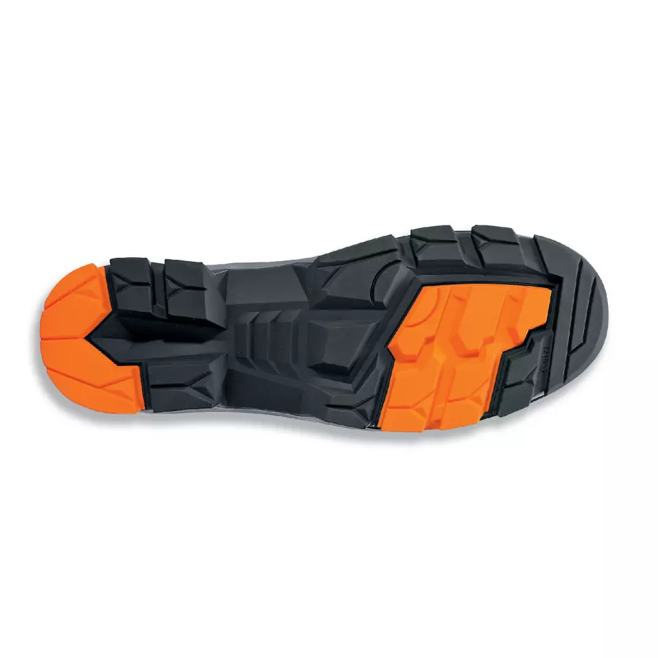 Uvex 65022, S3 Low Shoes, Width 11, Black/Orange, image 3, gallery thumbnail
