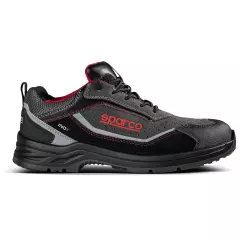 Sparco 07538NRGS, Indy Detroit Safety Shoes ESD S1PS SR FO LG, Black/Dark Gray